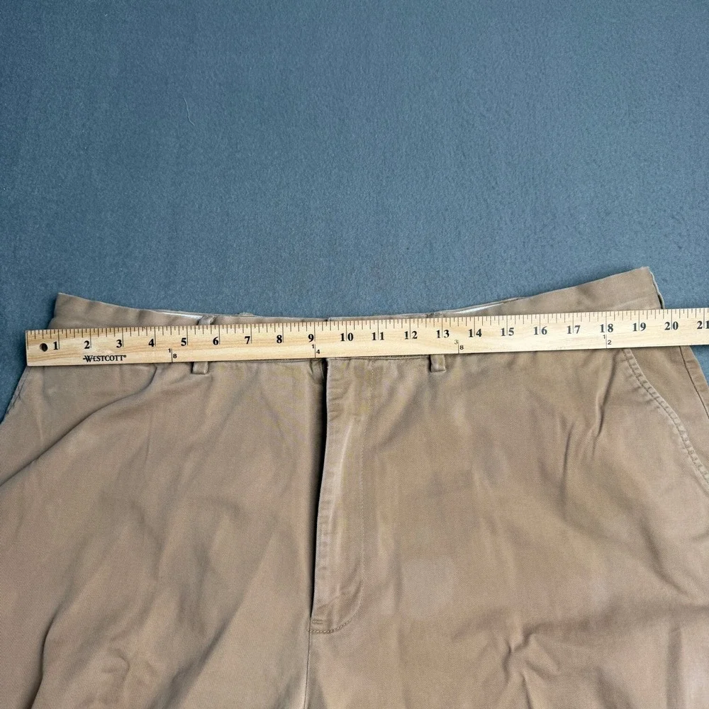 Polo Ralph Lauren Classic Chino Tan Khaki Cotton Twill Straight Pants 40x30